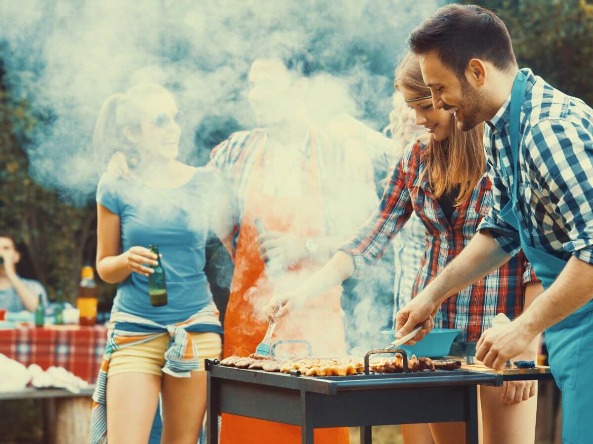 Grillen mit Freunden