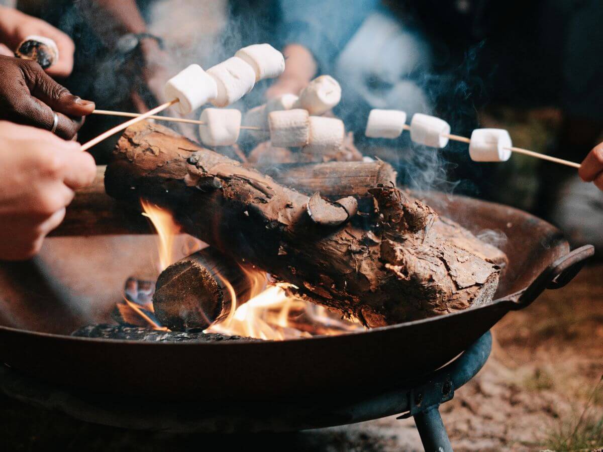 marshmallows grillen